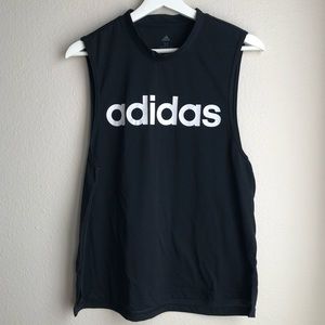 ADIDAS spell out Workout Sleeveless Tank Medium